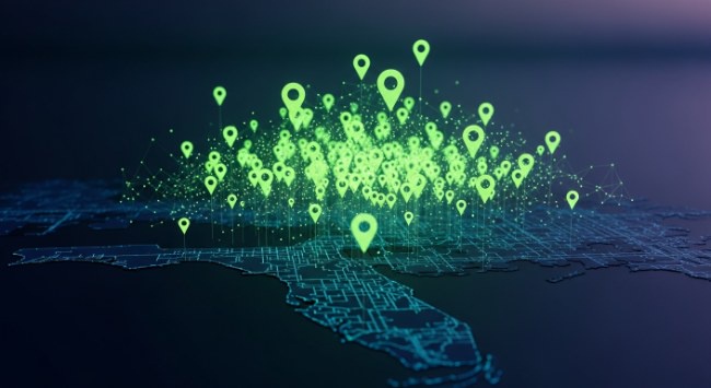 Local SEO and web design analytics dashboard showing South Florida business search rankings