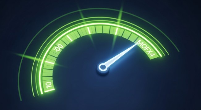 Google Ads Quality Score gauge showing improvement from low score to high score 9 out of 10