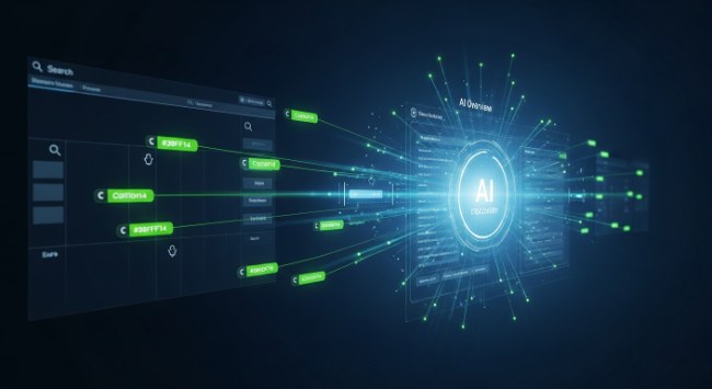 SEO analytics dashboard showing AI Overview citation data and organic search performance metrics for 2026